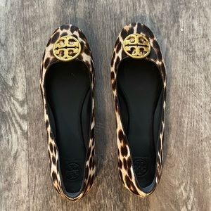 Tory Burch Chelsea Calf Hair Leopard Flat $85